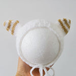 Ylsteed Crochet Newborn Mohair Hat Baby Photography Props Cute Animal Style Newborn Baby Caps  Infant Photography Accessories
