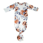 Newborn Infant Baby Girl Floral Sleepwear Pajamas Robe Gown Cotton Clothes 0-24M