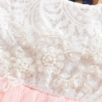 Summer Dresses For Girl 2019 Girls Clothing White Beading Princess Party Dress Elegant Ceremony 4 5 6 Years Teenage Girl Costume