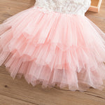 Summer Dresses For Girl 2019 Girls Clothing White Beading Princess Party Dress Elegant Ceremony 4 5 6 Years Teenage Girl Costume
