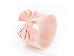 Newborn Velet Bow Children Hairband Oversized Bow Knot Baby Girls Headband Infant Kids Hair Accessory Girls Supper Wide Turban
