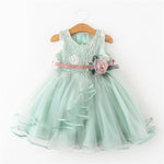 Summer Dresses For Girl 2019 Girls Clothing White Beading Princess Party Dress Elegant Ceremony 4 5 6 Years Teenage Girl Costume