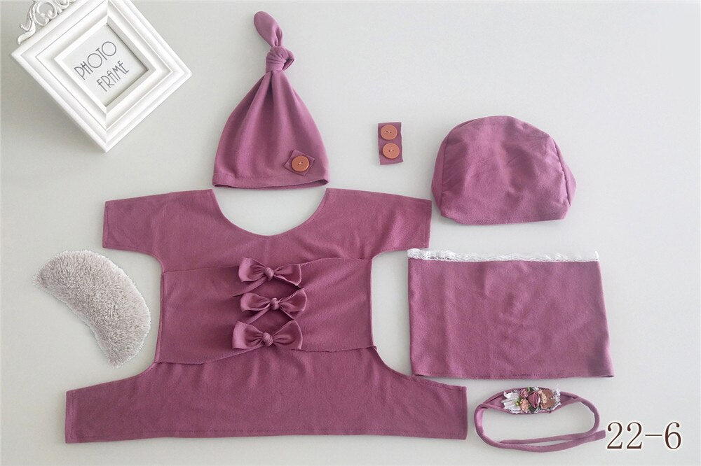 7 pieces Newborn Photography set