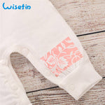 Newborn Baby Girl Romper Long Sleeve Baby Rompers Winter Baby Girls Clothes Toddler Girl Romper Infant Jumpsuit 3Pcs Set P30