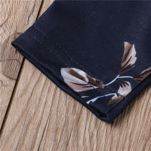 3-6M Newborn Infant Baby Girls Sleeping Bag + Hat Floral Casual Outfits Clothes Sets Sleepwear Robes