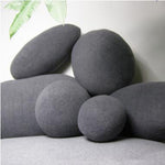 2019 New Creative 3d Simulation Stone Pillow Pebbles Throw Cushion Back Cushion Lazy Creative Home Decor Funny Soft Pillow