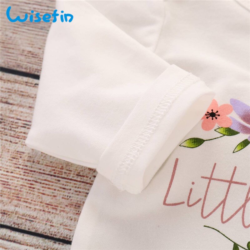 Newborn Baby Girl Romper Long Sleeve Baby Rompers Winter Baby Girls Clothes Toddler Girl Romper Infant Jumpsuit 3Pcs Set P30