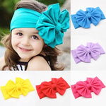 Newborn Infant Baby Girl Bow-not Headband Toddler Cotton Solid 6 Styles Cute Hair Band Accessories Headwear Head Wrap Pudcoco