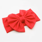 Newborn Infant Baby Girl Bow-not Headband Toddler Cotton Solid 6 Styles Cute Hair Band Accessories Headwear Head Wrap Pudcoco