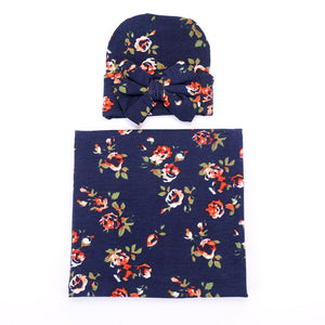 Personalized Bamboo Cotton Swaddling Set