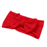 Soft  Baby Bows Turban Knotted Bow Baby Headband Nylon Head Wraps Infant Hair Accessories 27 Colors for Baby Girls  JFNY069
