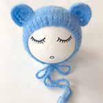 Newborn Knitted Mohair    Photography Prop(Blue)
