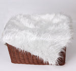 Newborn Baby Photography Props Blankets Plush Infant Fur Blanket Backdrops Boy Girl Photo Props Fleece Wrap 50*50cm
