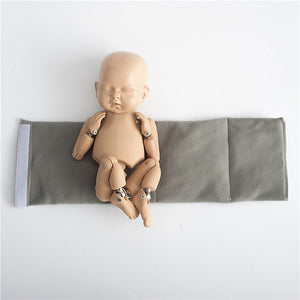 Newborn Photography Wraps Studio Photo Accessories Baby Shaped Wrap Cloth Binder Auxiliary Props Adjustable Posing Belt