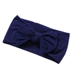 Soft  Baby Bows Turban Knotted Bow Baby Headband Nylon Head Wraps Infant Hair Accessories 27 Colors for Baby Girls  JFNY069
