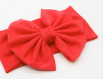 Newborn Infant Baby Girl Bow-not Headband Toddler Cotton Solid 6 Styles Cute Hair Band Accessories Headwear Head Wrap Pudcoco