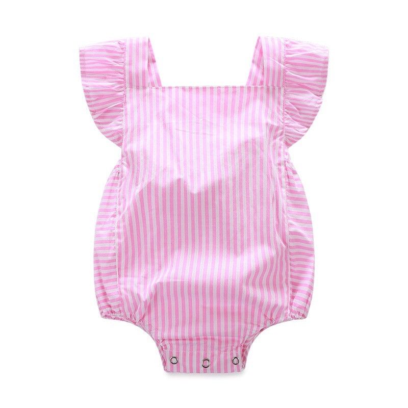 Children Pink Princess Bodysuit Baby Girl Clothes Bodysuit Jumpsuit Outfits Sunsuit 0-18M