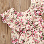 Newborn Infant Kids Baby Girls Floral Romper Jumpsuit Outfit Playsuit Clothes cotton fabric skin-friendly August 14