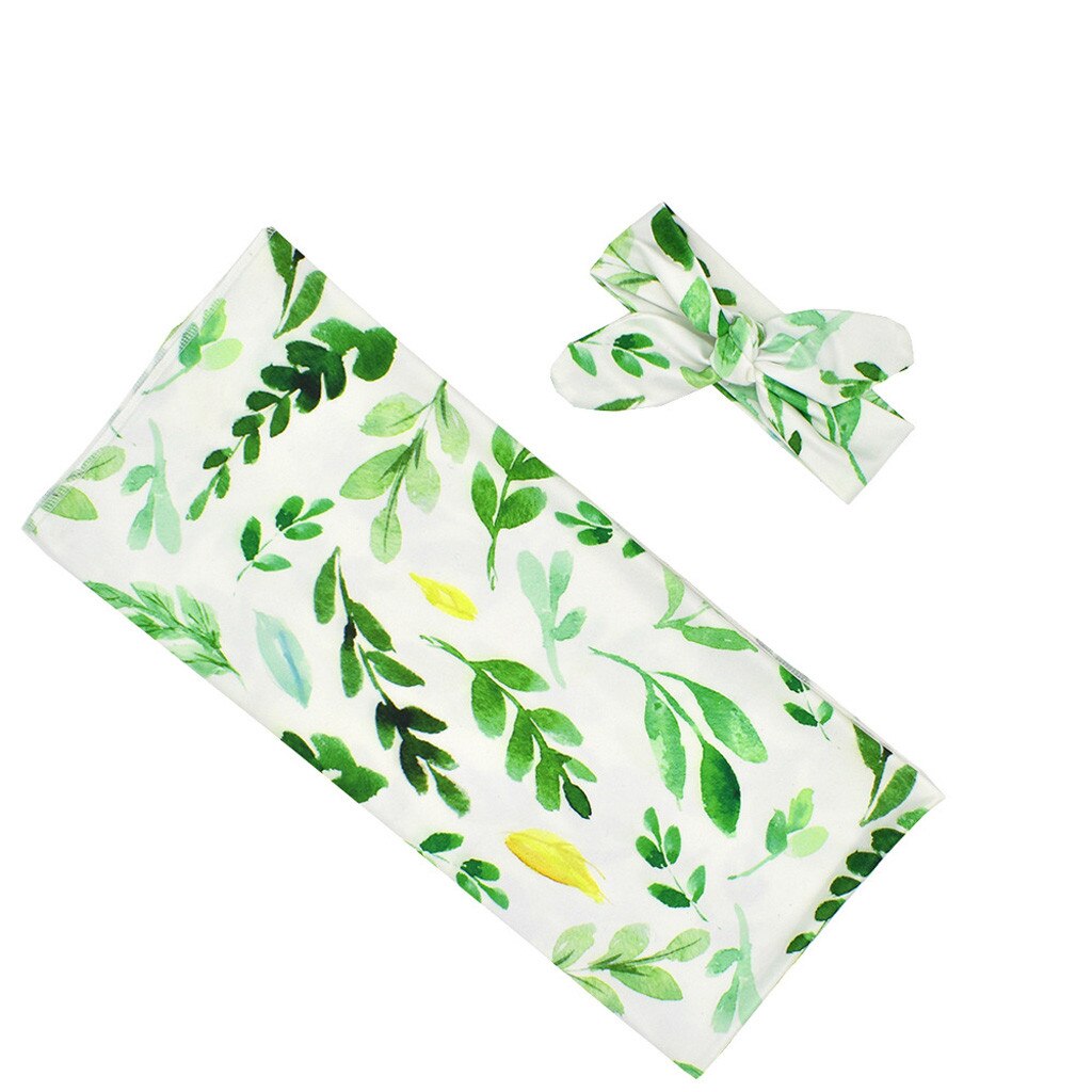Newborn Baby Swaddle Sleep Bag Blanket Swaddle Printed Sleeping Bag Sleep Sack Stroller Wrap Suitable for Baby from 0~3Months z6