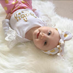 2019 New Fashion Baby Girls Infant Newborn Cute Soft Comfortable Playsuit Romper+Pants Clothes Outfits 2Pcs Set Hot Sale