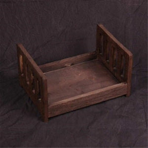 Posing Wood Bed For Newborn Photography Props Photo Flokati Shoot Studio Accessories Baby Fotografia Photoshoot Wool Baskets