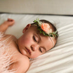 Newborn Nylon Flower Headbands Infant Seaside Headwear Baby Tieback Bunny Headband Girls Flower Crown Eater Bunny Bebes Turban