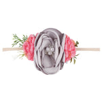 Boutique Floral and Pearls Embellished Headband