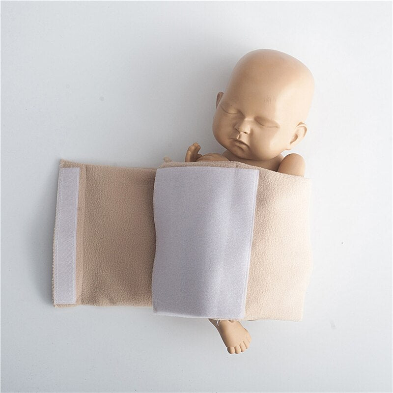 Newborn Photography Wraps Studio Photo Accessories Baby Shaped Wrap Cloth Binder Auxiliary Props Adjustable Posing Belt