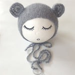 Newborn Knitted Mohair    Photography Prop (Gray)