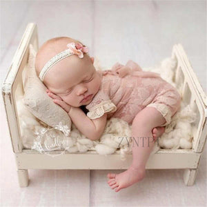 Posing Wood Bed For Newborn Photography Props Photo Flokati Shoot Studio Accessories Baby Fotografia Photoshoot Wool Baskets