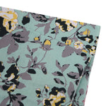 Newborn Baby Boy Girl Infant Floral Swaddle Wrap Headband Swaddling Blanket Muslin Floral Print Baby Sleeping Blanket