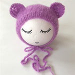 Newborn Knitted Mohair    Photography Prop (Purple)
