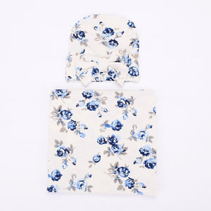 Personalized Bamboo Cotton Swaddling Set