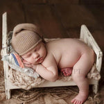 Posing Wood Bed For Newborn Photography Props Photo Flokati Shoot Studio Accessories Baby Fotografia Photoshoot Wool Baskets