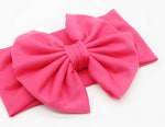 Newborn Infant Baby Girl Bow-not Headband Toddler Cotton Solid 6 Styles Cute Hair Band Accessories Headwear Head Wrap Pudcoco