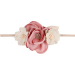 Boutique Floral and Pearls Embellished Headband