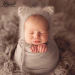 Ylsteed Crochet Newborn Mohair Hat Baby Photography Props Cute Animal Style Newborn Baby Caps  Infant Photography Accessories