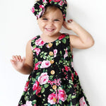 Pudcoco Girls Dress Summer 2019 Brand Kids Red Cotton Dresses for Girls Costumes with Button Princess Dress Matched Headband