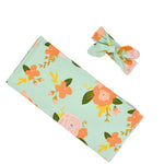 Newborn Baby Swaddle Sleep Bag Blanket Swaddle Printed Sleeping Bag Sleep Sack Stroller Wrap Suitable for Baby from 0~3Months z6