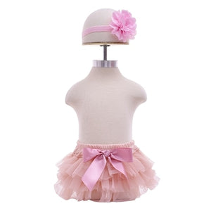 Satin Bow Tutu Set