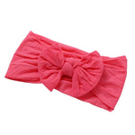 Soft  Baby Bows Turban Knotted Bow Baby Headband Nylon Head Wraps Infant Hair Accessories 27 Colors for Baby Girls  JFNY069