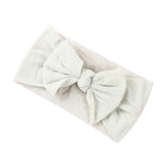 Soft  Baby Bows Turban Knotted Bow Baby Headband Nylon Head Wraps Infant Hair Accessories 27 Colors for Baby Girls  JFNY069