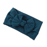 Soft  Baby Bows Turban Knotted Bow Baby Headband Nylon Head Wraps Infant Hair Accessories 27 Colors for Baby Girls  JFNY069