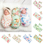 Newborn Baby Swaddle Sleep Bag Blanket Swaddle Printed Sleeping Bag Sleep Sack Stroller Wrap Suitable for Baby from 0~3Months z6
