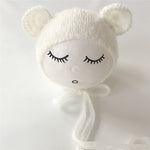 Newborn Knitted Mohair    Photography Prop(White)