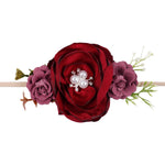 Boutique Floral and Pearls Embellished Headband
