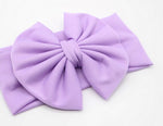 Newborn Infant Baby Girl Bow-not Headband Toddler Cotton Solid 6 Styles Cute Hair Band Accessories Headwear Head Wrap Pudcoco