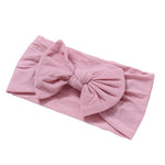 Soft  Baby Bows Turban Knotted Bow Baby Headband Nylon Head Wraps Infant Hair Accessories 27 Colors for Baby Girls  JFNY069