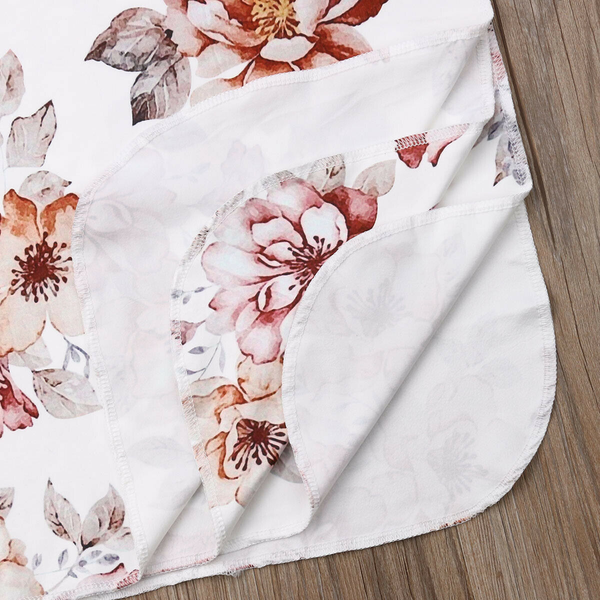 2019 Newborn Floral Muslin Swaddle Baby Girl Blanket Infant Parisarc Wrap Sleeping Bag Headband Cotton Towel