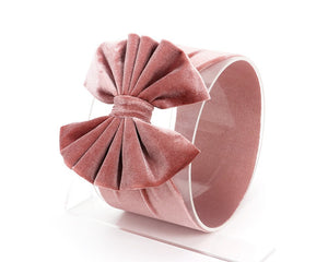 Newborn Velet Bow Children Hairband Oversized Bow Knot Baby Girls Headband Infant Kids Hair Accessory Girls Supper Wide Turban